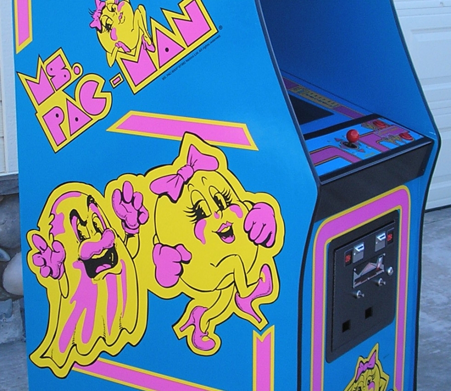 Pacman And Ms.Pacman  Pacman, Video game wall art, Cute doodle art